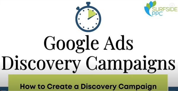GOOGLE ADS DISCOVERY CAMPAIGNS 1