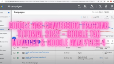google ads conversion tracking and google analytics 4