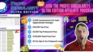 profit singuLarity ultra AFFIIATE PROGRAM