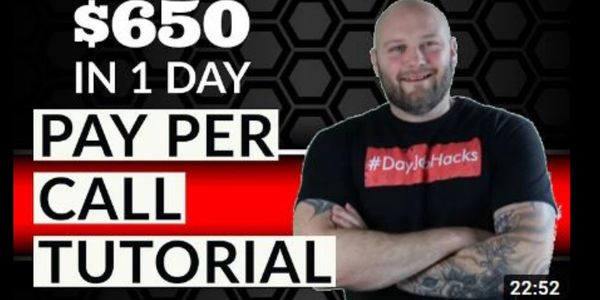 pay per call and affiliate marketing- $650 in 1 day case study
